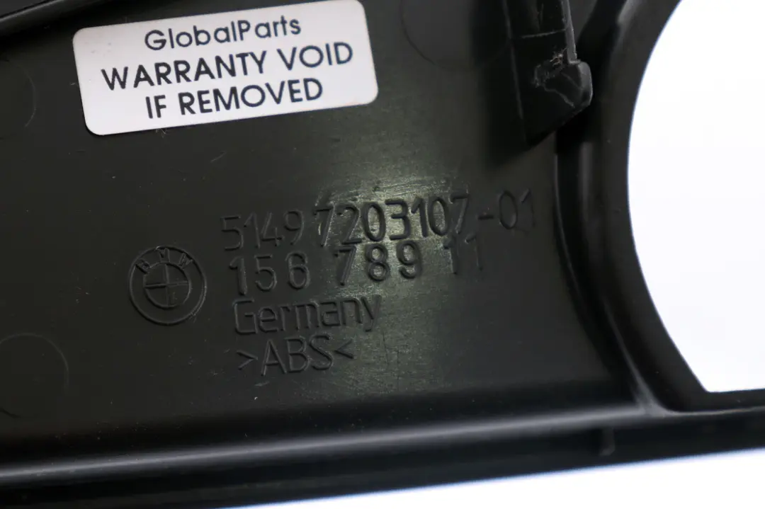 BMW E91 Cubierta motor limpiaparabrisas maletero negro 7203107 - SKU 7203110 - Número de pieza 7203110