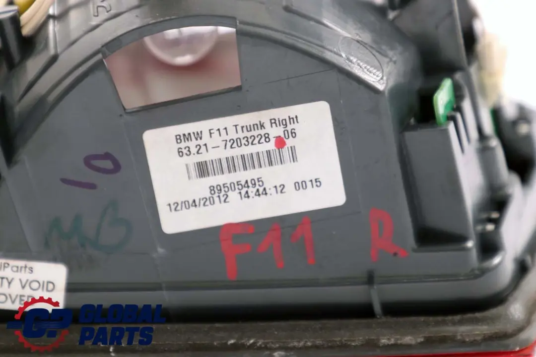 BMW F11 Lampa Tylna Prawa W Klapę Bagażnika - SKU 7203228 - Numer Części 7203228