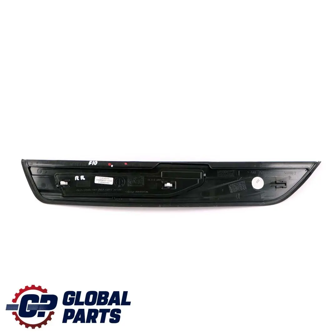 Listwa Nakładka Osłona Progowa Progu Tylna Prawa do BMW F10 F11 o numerze 7203610 BMW F10 F11 Listwa Nakładka Osłona Progowa Progu Tylna Prawa - SKU 7203610 - Numer Części 7203610