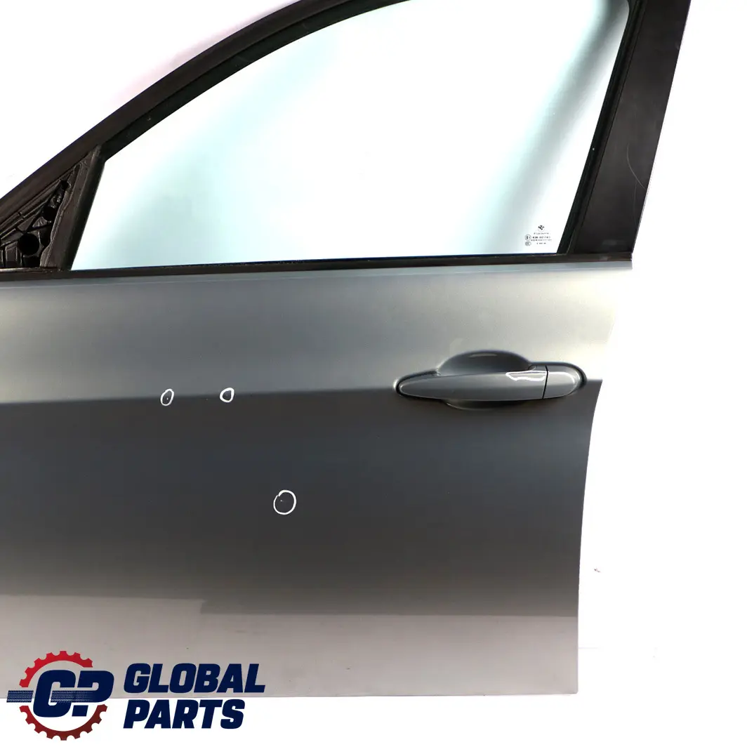Door Front Left N/S Arktis Arctic Metallic - A34 to BMW 3 Series E90 E91 with Part number 7203643 BMW 3 Series E90 E91 Door Front Left N/S Arktis Arctic Metallic - A34 - SKU 7203643-AM - Part number 7203643