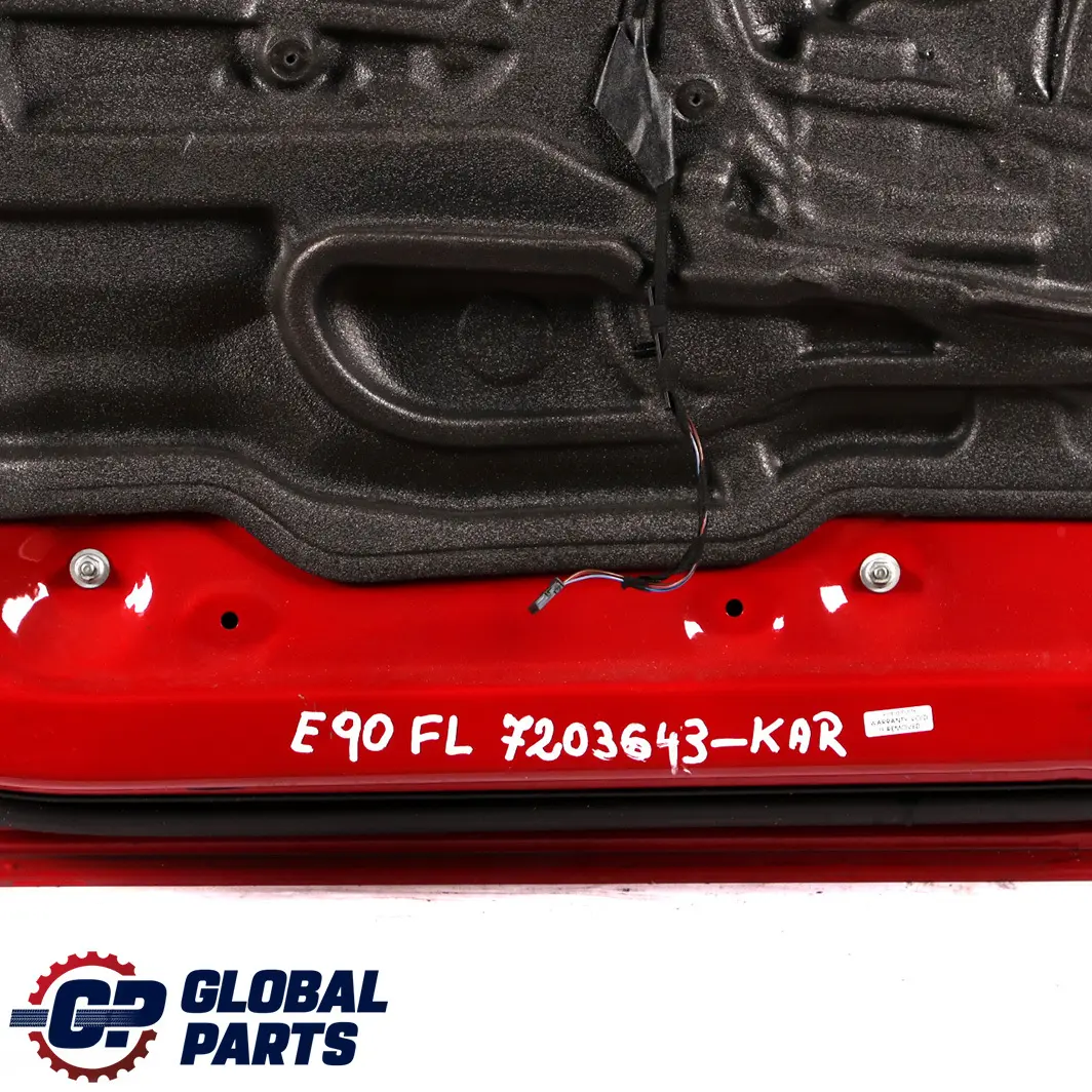 Door Front Left N/S Karmesinrot Crimson Red - A61 to BMW 3 Series E90 E91 with Part number 7203643 BMW 3 Series E90 E91 Door Front Left N/S Karmesinrot Crimson Red - A61 - SKU 7203643-KAR - Part number 7203643