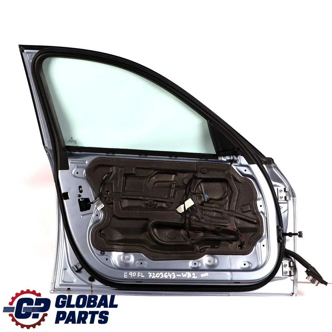Door Front Left N/S Bluewater Blue Water Metallic to BMW 3 Series E90 E91 2 with Part number 7203643 BMW 3 Series E90 E91 2 Door Front Left N/S Bluewater Blue Water Metallic - SKU 7203643-WB2 - Part number 7203643