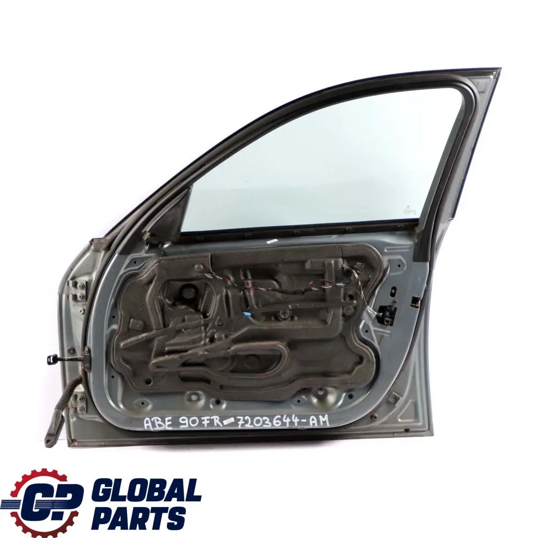 Tür Vorne Rechts Arktis Metallic - A34 für BMW 3 er E90 E91 mit Teilenummer 7203644 BMW 3 er E90 E91 Tür Vorne Rechts Arktis Metallic - A34 - SKU 7203644-AM - Teilenummer 7203644