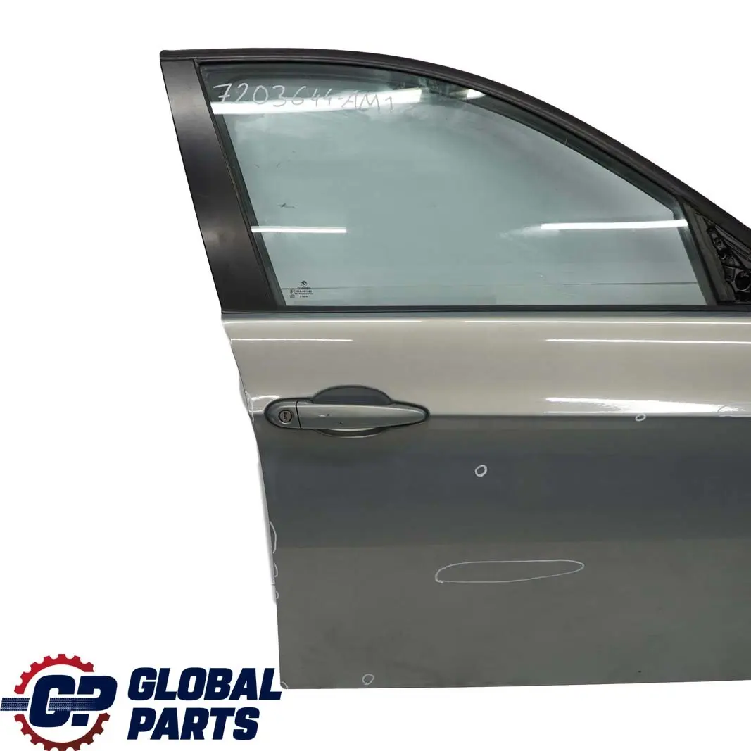 BMW 3 er E90 E91 Tür Vorne Rechts Arktis Metallic - A34 - SKU 7203644-AM1 - Teilenummer 7203644