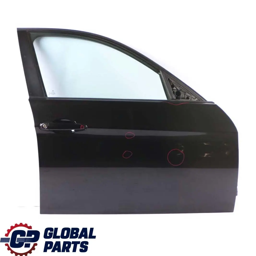 Door Front Right O/S Black Sapphire Metallic - 475 to BMW 3 Series E90 E91 6 with Part number 7203644 BMW 3 Series E90 E91 6 Door Front Right O/S Black Sapphire Metallic - 475 - SKU 7203644-BS6 - Part number 7203644