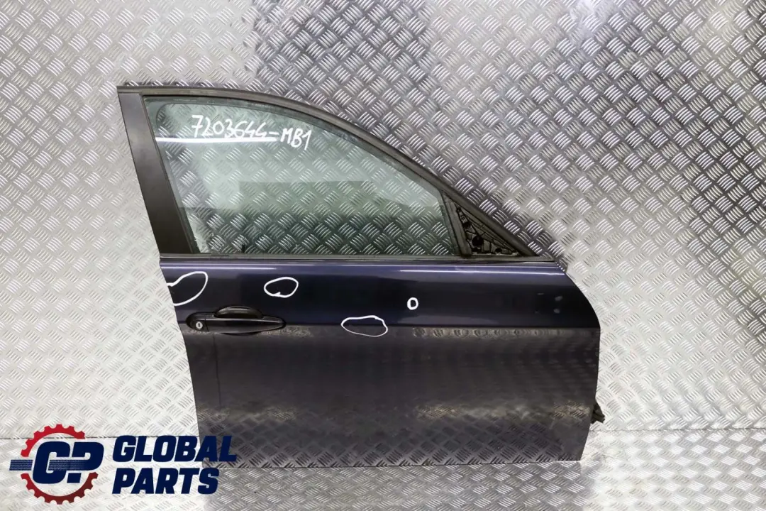 BMW 3 er E90 E91 LCI Beifahrer Tür vorne rechts Monacoblau Blau Metallic - SKU 7203644-MB1 - Teilenummer 7203644