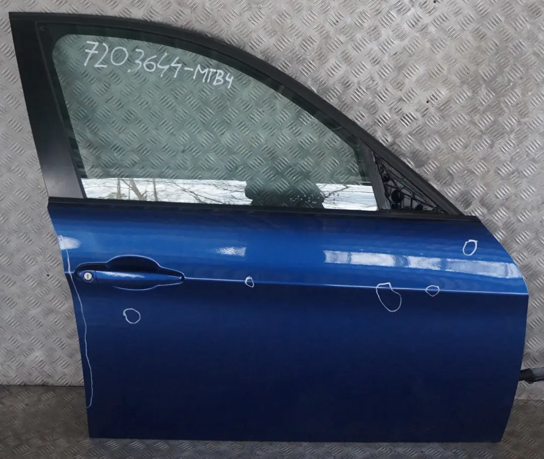 Door Front Right O/S Montegoblau Montego Blue Blau - A51 to BMW 3 SERIES 3 E90 E91 with Part number 7203644 BMW 3 SERIES 3 E90 E91 Door Front Right O/S Montegoblau Montego Blue Blau - A51 - SKU 7203644-MTB4 - Part number 7203644