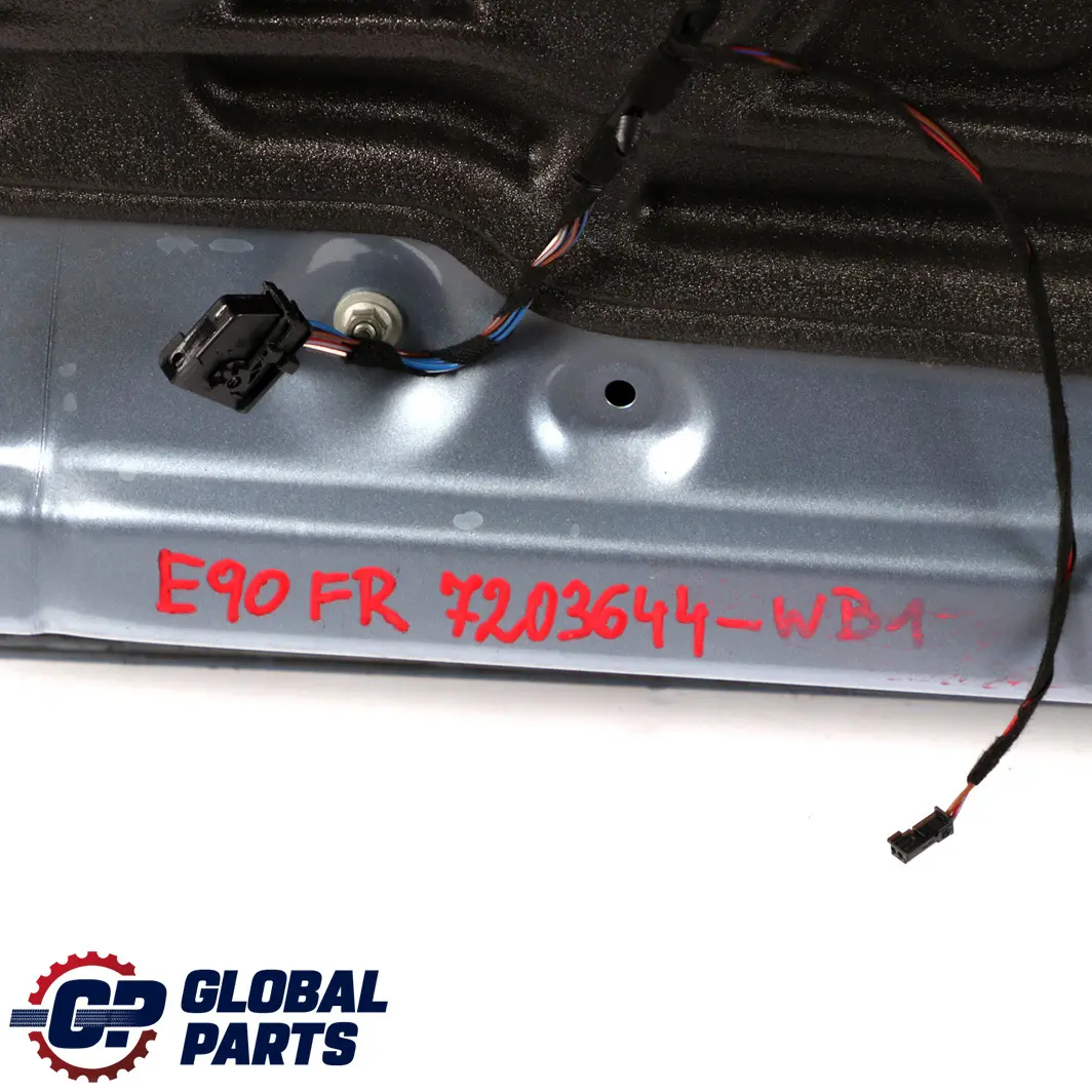 Door Front Right O/S Bluewater Blue Water Metallic - 896 to BMW 3 E90 E91 with Part number 7203644 BMW 3 E90 E91 Door Front Right O/S Bluewater Blue Water Metallic - 896 - SKU 7203644-WB1 - Part number 7203644