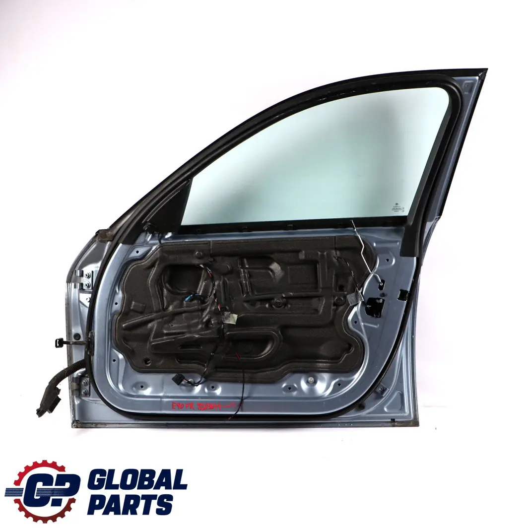 Door Front Right O/S Bluewater Blue Water Metallic - 896 to BMW 3 E90 E91 with Part number 7203644 BMW 3 E90 E91 Door Front Right O/S Bluewater Blue Water Metallic - 896 - SKU 7203644-WB1 - Part number 7203644