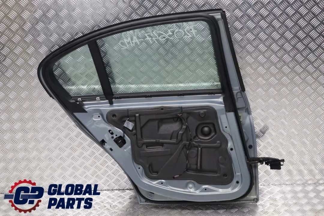Door Rear Left N/S Arktis Arctic Metallic - A34 to BMW 3 Series E90 with Part number 7203647 BMW 3 Series E90 Door Rear Left N/S Arktis Arctic Metallic - A34 - SKU 7203647-AM2 - Part number 7203647