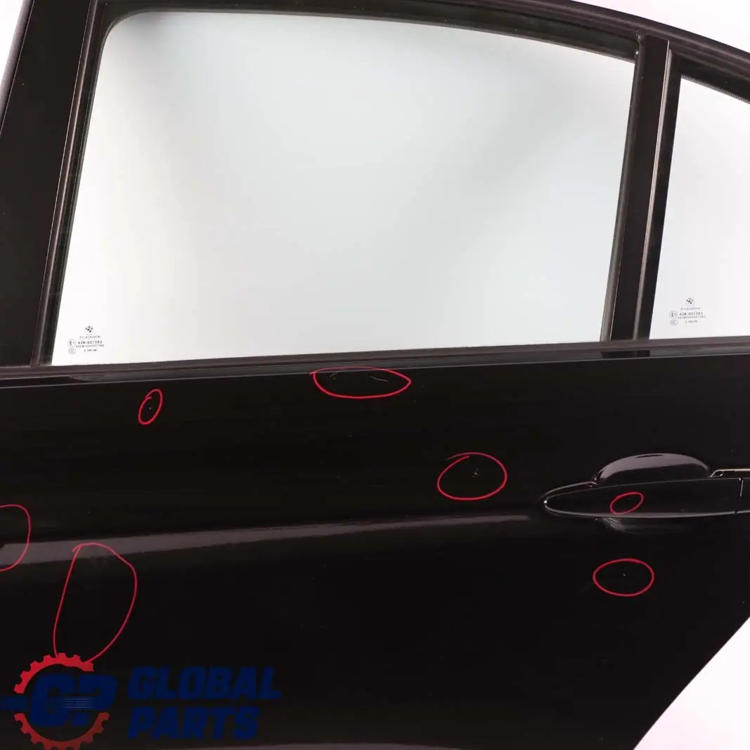 Door Rear Left N/S Black Sapphire Metallic - 475 to BMW 3 SERIES 4 E90 E90N with Part number 7203647 BMW 3 SERIES 4 E90 E90N Door Rear Left N/S Black Sapphire Metallic - 475 - SKU 7203647-BS4 - Part number 7203647