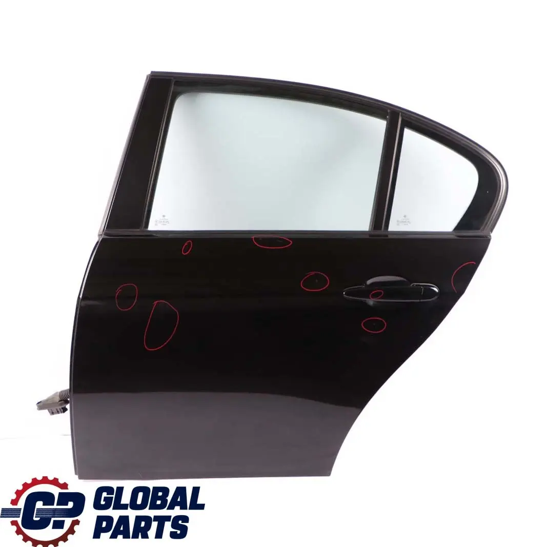 Door Rear Left N/S Black Sapphire Metallic - 475 to BMW 3 SERIES 4 E90 E90N with Part number 7203647 BMW 3 SERIES 4 E90 E90N Door Rear Left N/S Black Sapphire Metallic - 475 - SKU 7203647-BS4 - Part number 7203647
