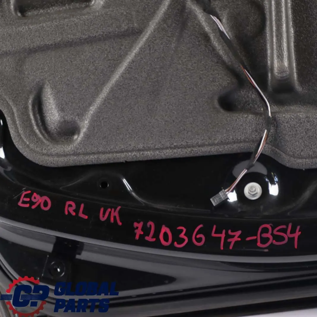 Door Rear Left N/S Black Sapphire Metallic - 475 to BMW 3 SERIES 4 E90 E90N with Part number 7203647 BMW 3 SERIES 4 E90 E90N Door Rear Left N/S Black Sapphire Metallic - 475 - SKU 7203647-BS4 - Part number 7203647