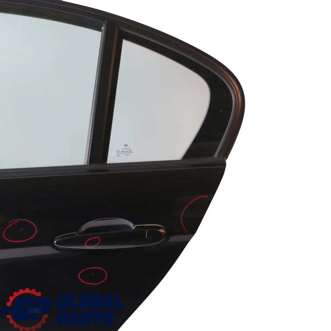 Door Rear Left N/S Black Sapphire Metallic - 475 to BMW 3 SERIES 4 E90 E90N with Part number 7203647 BMW 3 SERIES 4 E90 E90N Door Rear Left N/S Black Sapphire Metallic - 475 - SKU 7203647-BS4 - Part number 7203647