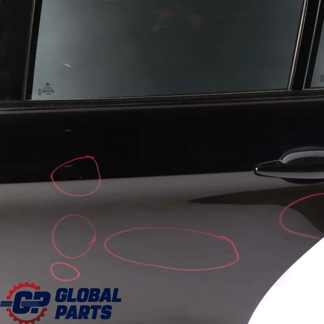 Door Rear Left N/S Black Sapphire Metallic - 475 to BMW 3 Series E90 Saloon 5 with Part number 7203647 BMW 3 Series E90 Saloon 5 Door Rear Left N/S Black Sapphire Metallic - 475 - SKU 7203647-BS5 - Part number 7203647