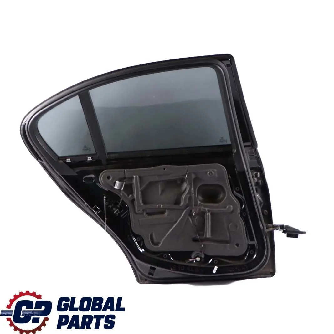 Door Rear Left N/S Black Sapphire Metallic - 475 to BMW 3 Series E90 Saloon 5 with Part number 7203647 BMW 3 Series E90 Saloon 5 Door Rear Left N/S Black Sapphire Metallic - 475 - SKU 7203647-BS5 - Part number 7203647
