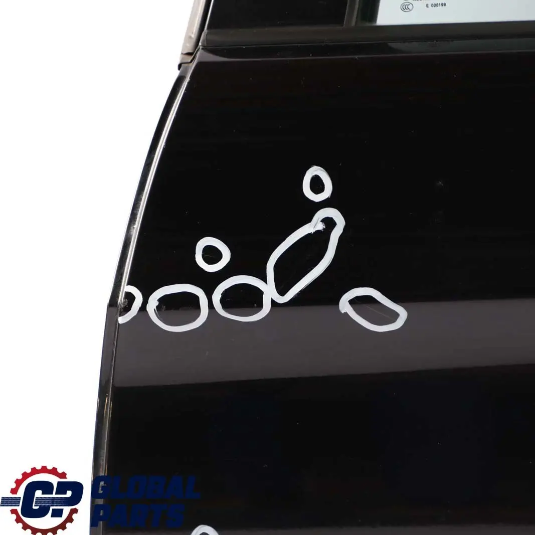 Door Rear Left N/S Black Sapphire Metallic - 475 to BMW 3 Series E90 6 with Part number 7203647 BMW 3 Series E90 6 Door Rear Left N/S Black Sapphire Metallic - 475 - SKU 7203647-BS6 - Part number 7203647