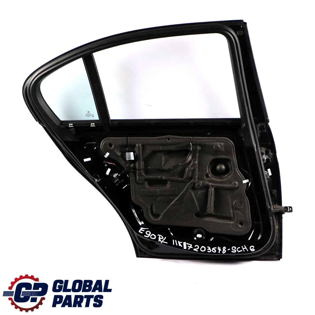 BMW 3 Series E90 E90N LCI Saloon Door Rear Left N/S Schwarz 2 Black - 668 - SKU 7203647-SCH1 - Part number 7203647