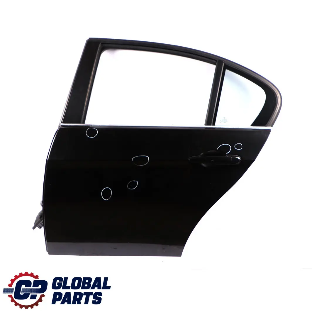 Door Rear Left N/S Schwarz 2 Black - 668 to BMW 3 Series E90 E90N LCI Saloon with Part number 7203647 BMW 3 Series E90 E90N LCI Saloon Door Rear Left N/S Schwarz 2 Black - 668 - SKU 7203647-SCH1 - Part number 7203647