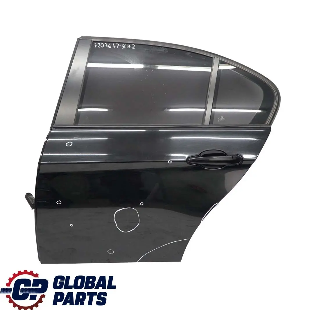BMW E90 Berline Porte Arriere Gauche Noir - 668 - SKU 7203647-SCH2 - Numéro de pièce 7203647