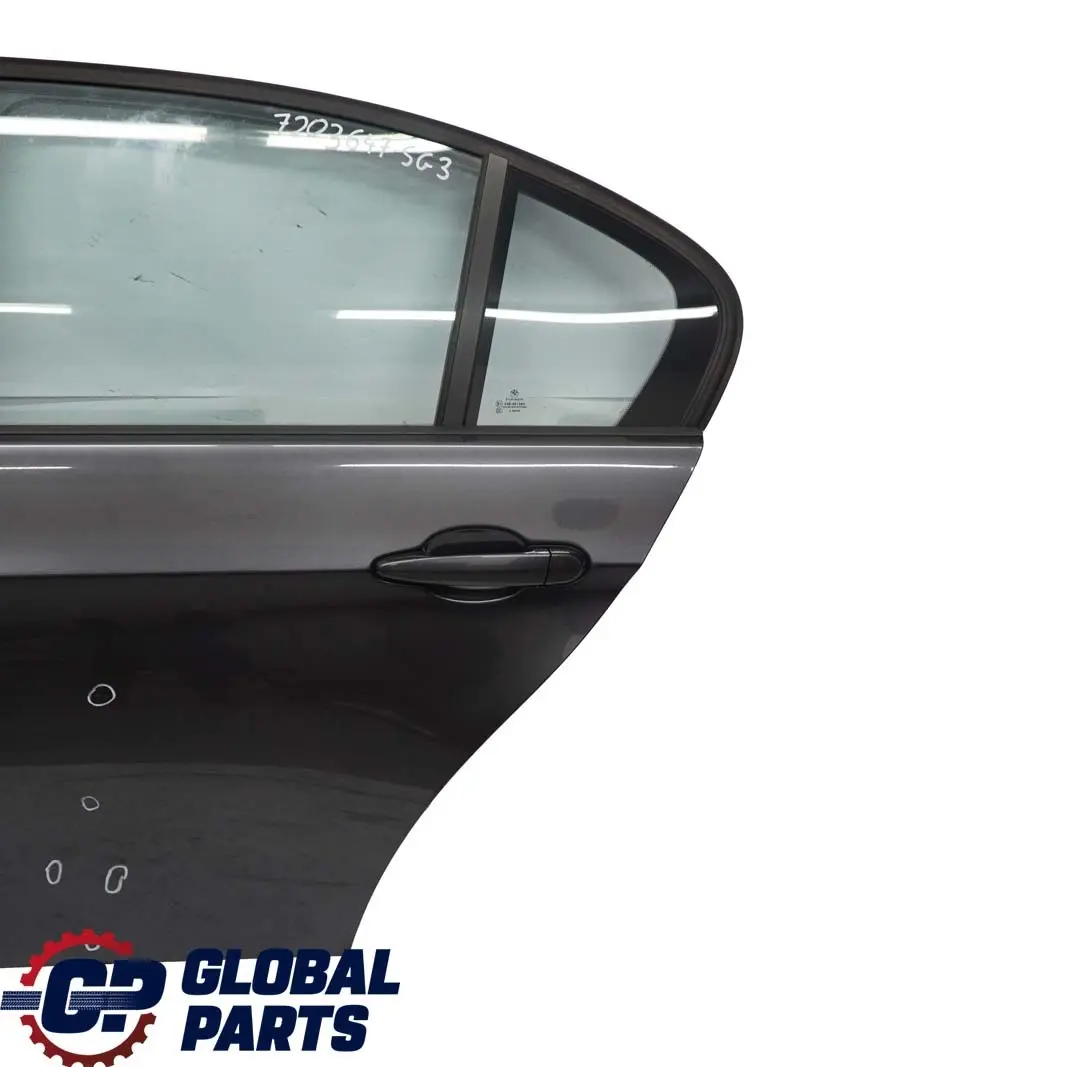 Door Rear Left N/S Sparkling Graphite Metallic - A22 to BMW 3 Series E90 3 with Part number 7203647 BMW 3 Series E90 3 Door Rear Left N/S Sparkling Graphite Metallic - A22 - SKU 7203647-SG3 - Part number 7203647