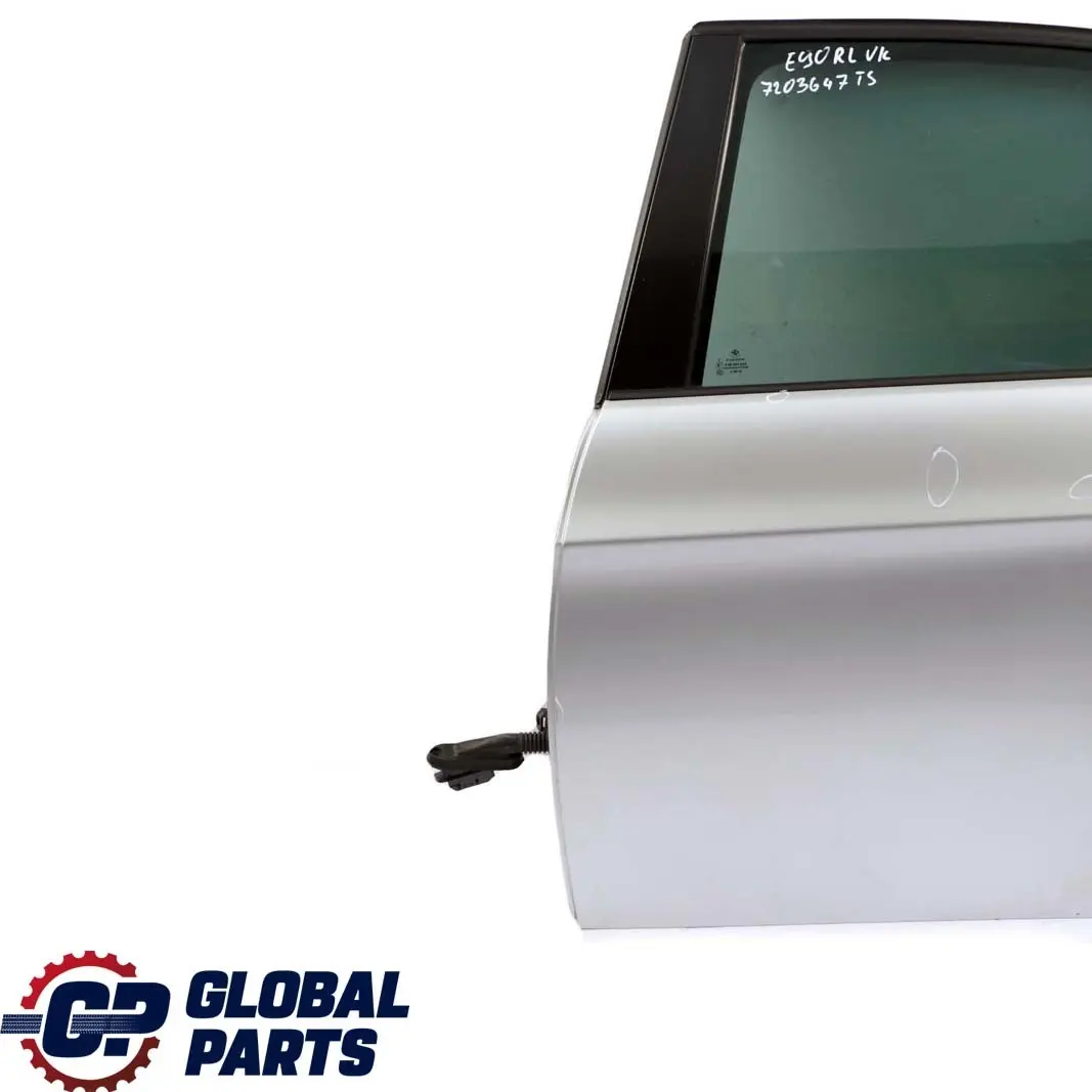 Door Rear Left N/S Titansilber Silver Silber Metallic to BMW 3 Series E90 Saloon with Part number 7203647 BMW 3 Series E90 Saloon Door Rear Left N/S Titansilber Silver Silber Metallic - SKU 7203647-TS - Part number 7203647