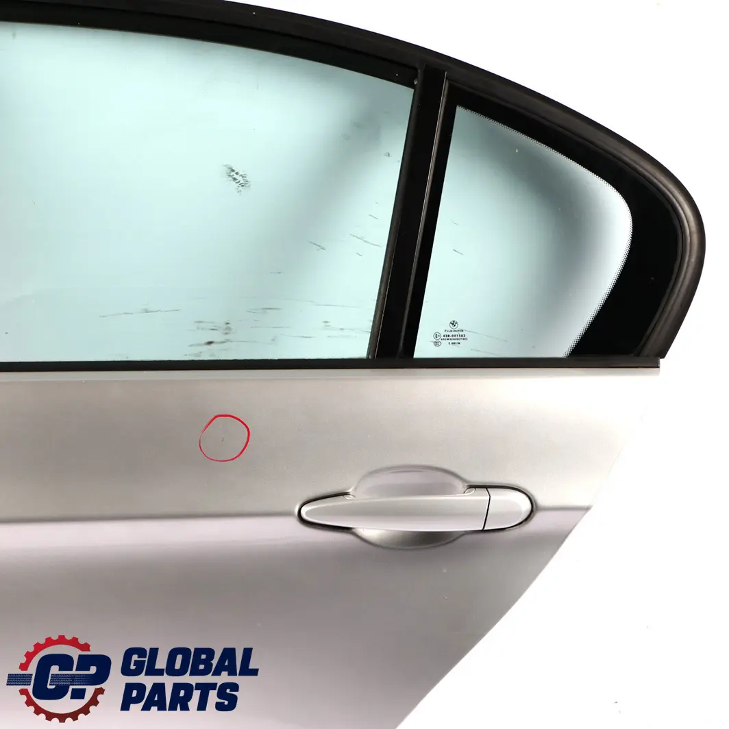 Door Rear Left N/S Titansilber Silver Silber Metallic - 354 to BMW 3 E90 Saloon with Part number 7203647 BMW 3 E90 Saloon Door Rear Left N/S Titansilber Silver Silber Metallic - 354 - SKU 7203647-TS3 - Part number 7203647