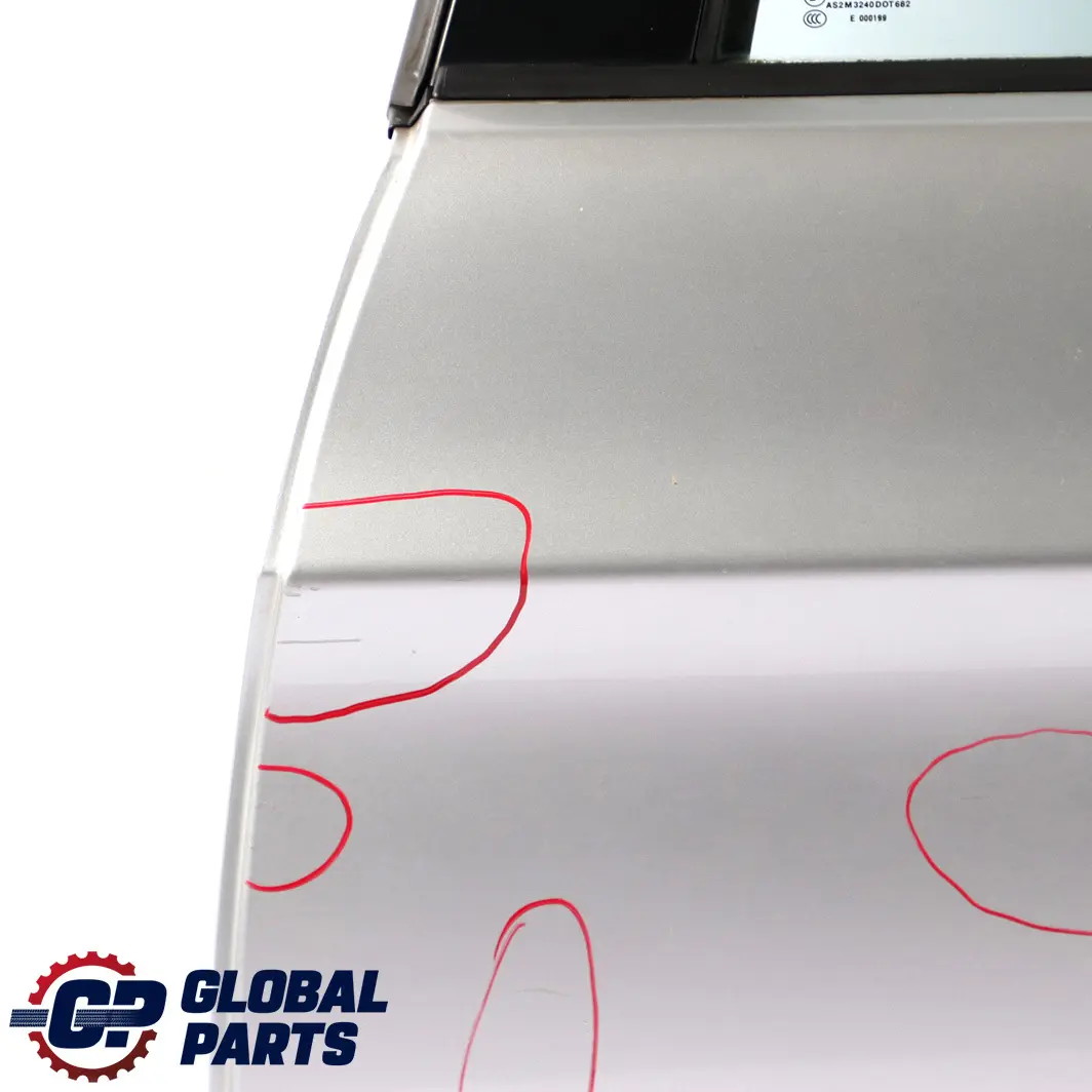 BMW 3 E90 Saloon Door Rear Left N/S Titansilber Silver Silber Metallic - 354 - SKU 7203647-TS3 - Part number 7203647