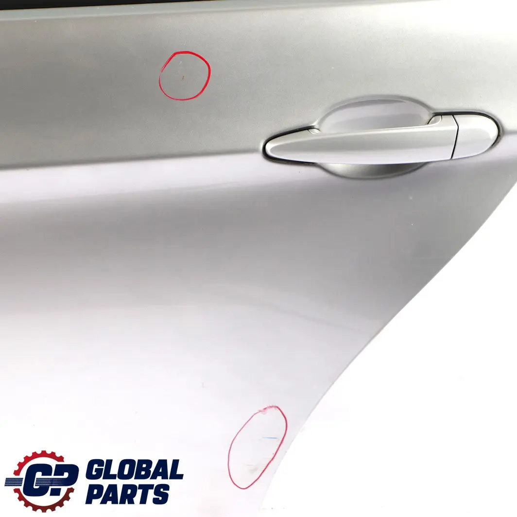 Door Rear Left N/S Titansilber Silver Silber Metallic - 354 to BMW 3 E90 Saloon with Part number 7203647 BMW 3 E90 Saloon Door Rear Left N/S Titansilber Silver Silber Metallic - 354 - SKU 7203647-TS3 - Part number 7203647