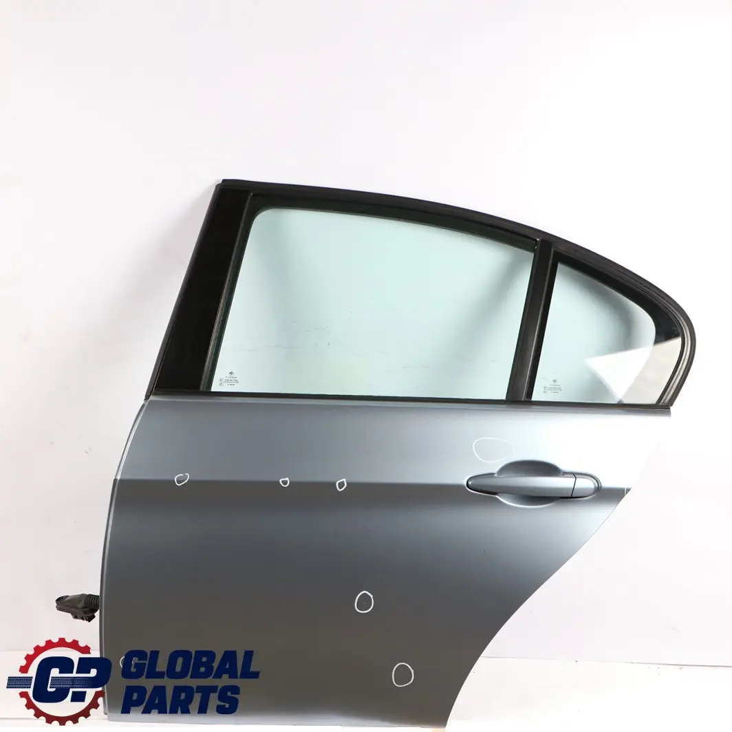 Door Rear Left N/S Bluewater Blue Water Metallic - 896 to BMW 3 Series E90 with Part number 7203647 BMW 3 Series E90 Door Rear Left N/S Bluewater Blue Water Metallic - 896 - SKU 7203647-WB - Part number 7203647