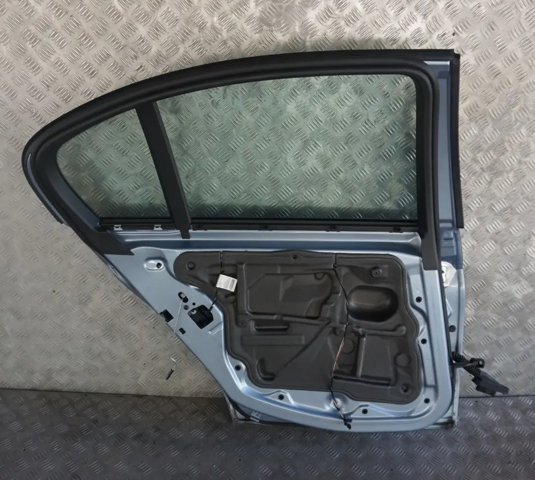 Door Rear Left N/S Bluewater Blue Water Metallic 896 to BMW 3 Series E90 E90N LCI with Part number 7203647 BMW 3 Series E90 E90N LCI Door Rear Left N/S Bluewater Blue Water Metallic 896 - SKU 7203647-WB1 - Part number 7203647
