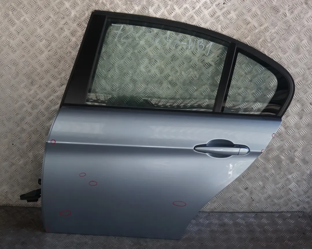 Door Rear Left N/S Bluewater Blue Water Metallic 896 to BMW 3 Series E90 E90N LCI with Part number 7203647 BMW 3 Series E90 E90N LCI Door Rear Left N/S Bluewater Blue Water Metallic 896 - SKU 7203647-WB1 - Part number 7203647