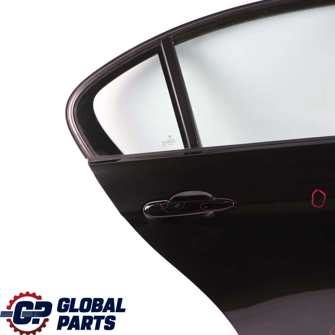 Door Rear Right O/S Black Sapphire Metallic - 475 to BMW 3 Series E90 2 with Part number 7203648 BMW 3 Series E90 2 Door Rear Right O/S Black Sapphire Metallic - 475 - SKU 7203648-BS2 - Part number 7203648