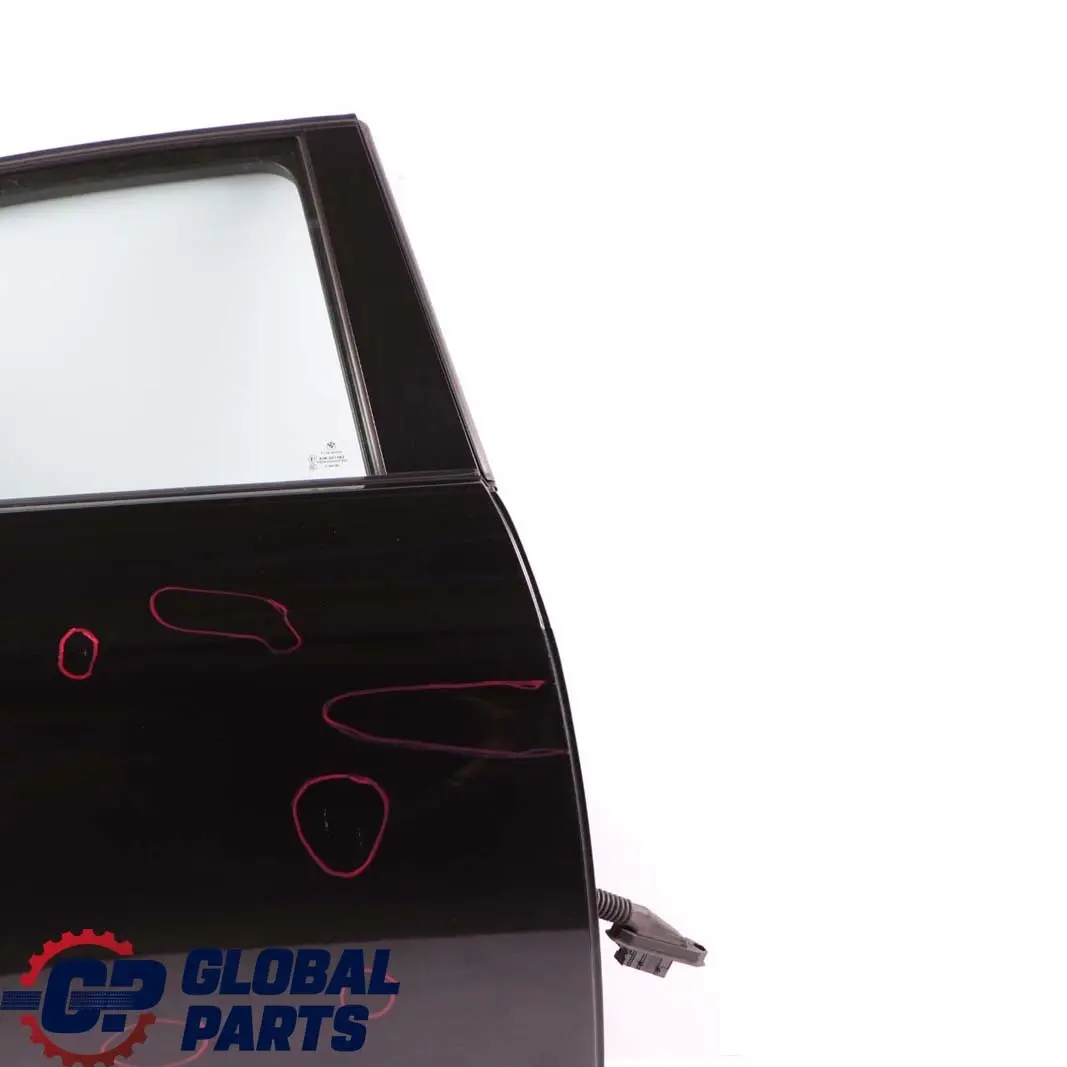 Door Rear Right O/S Black Sapphire Metallic - 475 to BMW 3 Series E90 2 with Part number 7203648 BMW 3 Series E90 2 Door Rear Right O/S Black Sapphire Metallic - 475 - SKU 7203648-BS2 - Part number 7203648