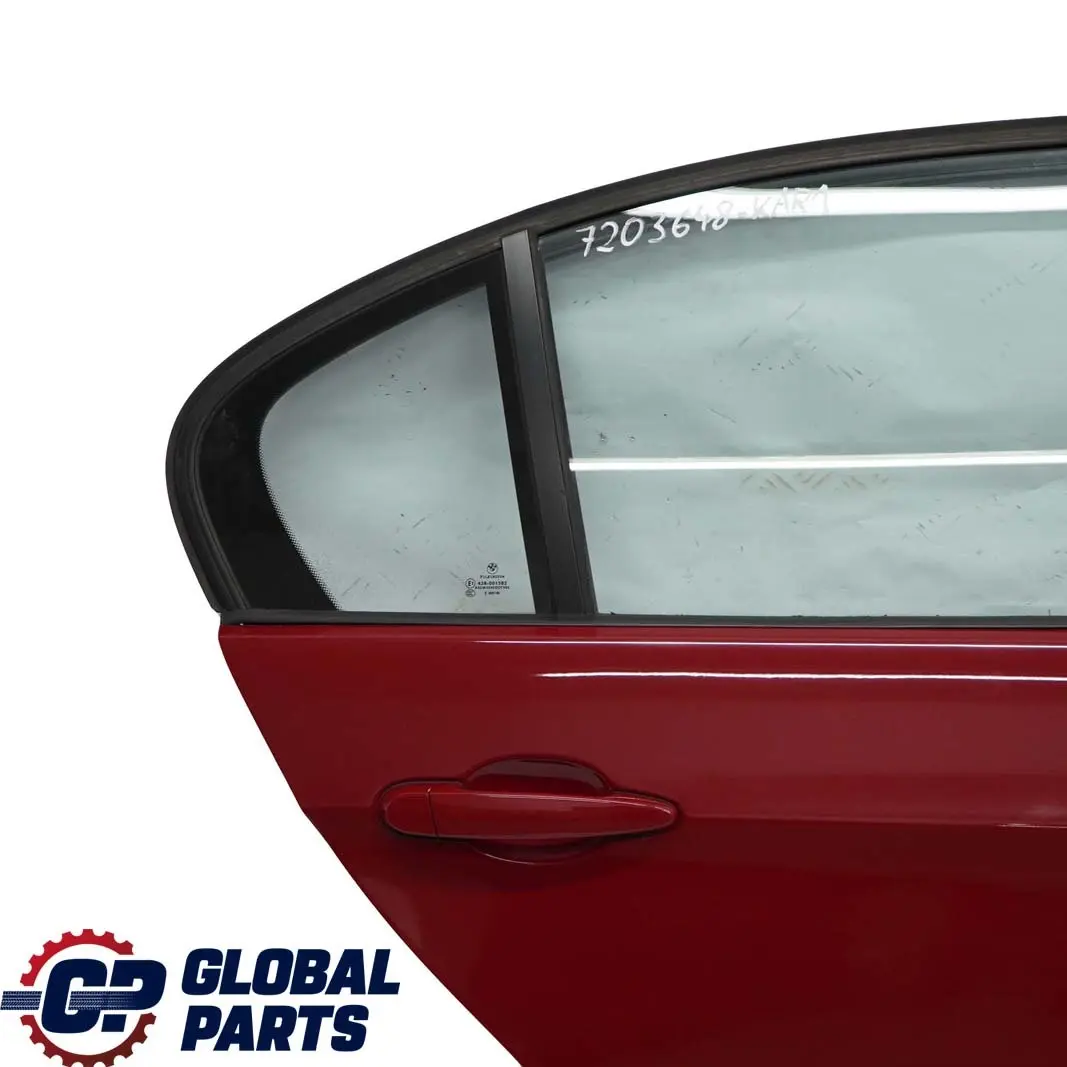 Right Door O/S Karmesinrot Crimson Red - A61 to BMW 3 Series E90 Saloon Rear with Part number 7203648 BMW 3 Series E90 Saloon Rear Right Door O/S Karmesinrot Crimson Red - A61 - SKU 7203648-KAR1 - Part number 7203648