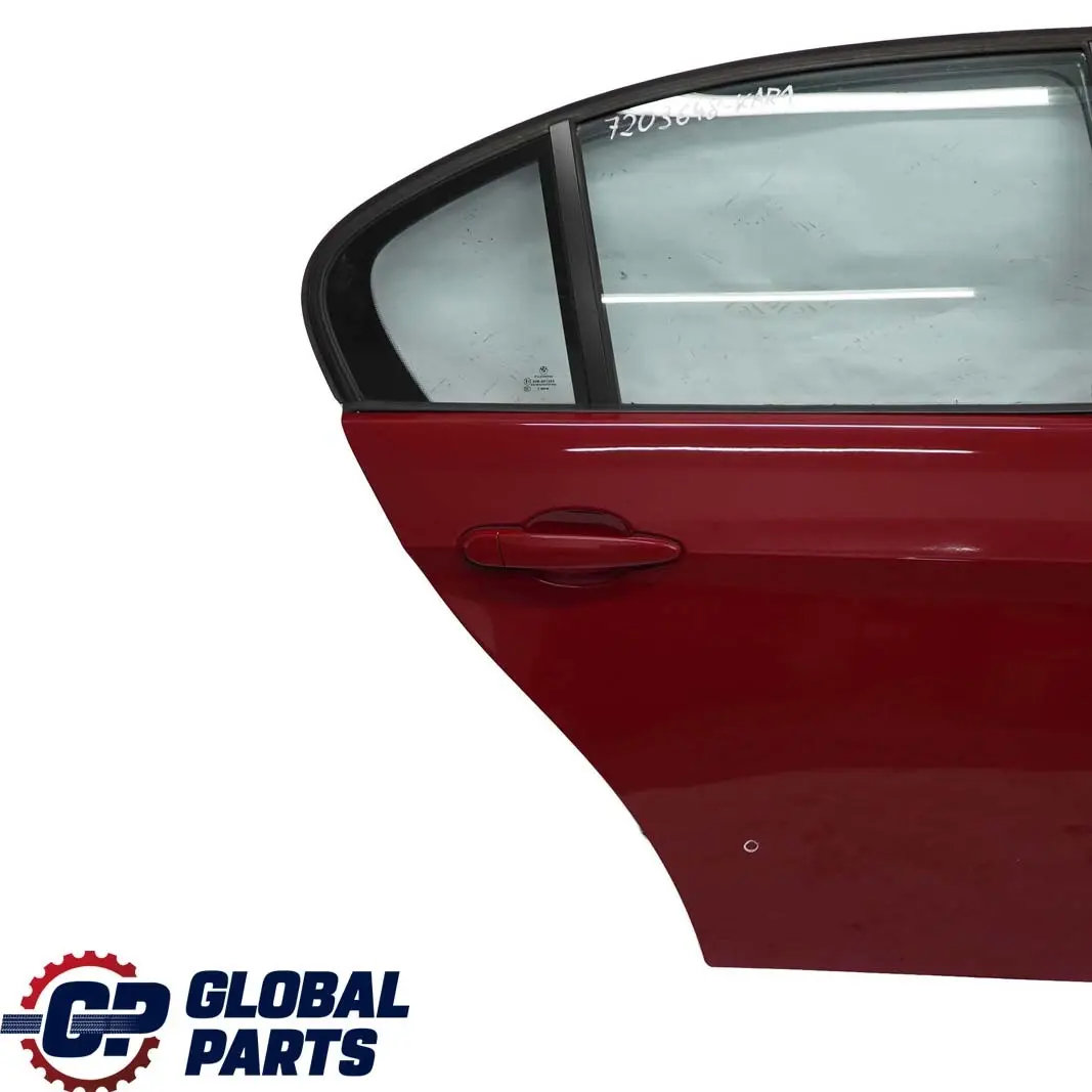 Right Door O/S Karmesinrot Crimson Red - A61 to BMW 3 Series E90 Saloon Rear with Part number 7203648 BMW 3 Series E90 Saloon Rear Right Door O/S Karmesinrot Crimson Red - A61 - SKU 7203648-KAR1 - Part number 7203648