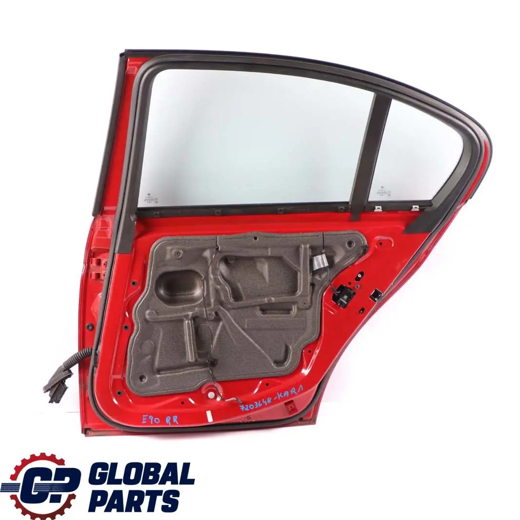 BMW 3 Series E90 Saloon 2 Rear Right Door O/S Karmesinrot Crimson Red - A61 - SKU 7203648-KAR2 - Part number 7203648