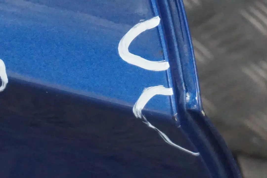 BMW 3 Series E90 Door Rear Right O/S Montegoblau Blue Blau Metallic - A51 - SKU 7203648-MTB4 - Part number 7203648