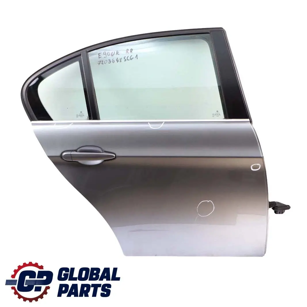 £*BMW 3 Series E90 Door Rear Right O/S Spacegrau Grau Grey Metallic - A52 to with Part number 7203648 £*BMW 3 Series E90 Door Rear Right O/S Spacegrau Grau Grey Metallic - A52 - SKU 7203648-SCG1 - Part number 7203648