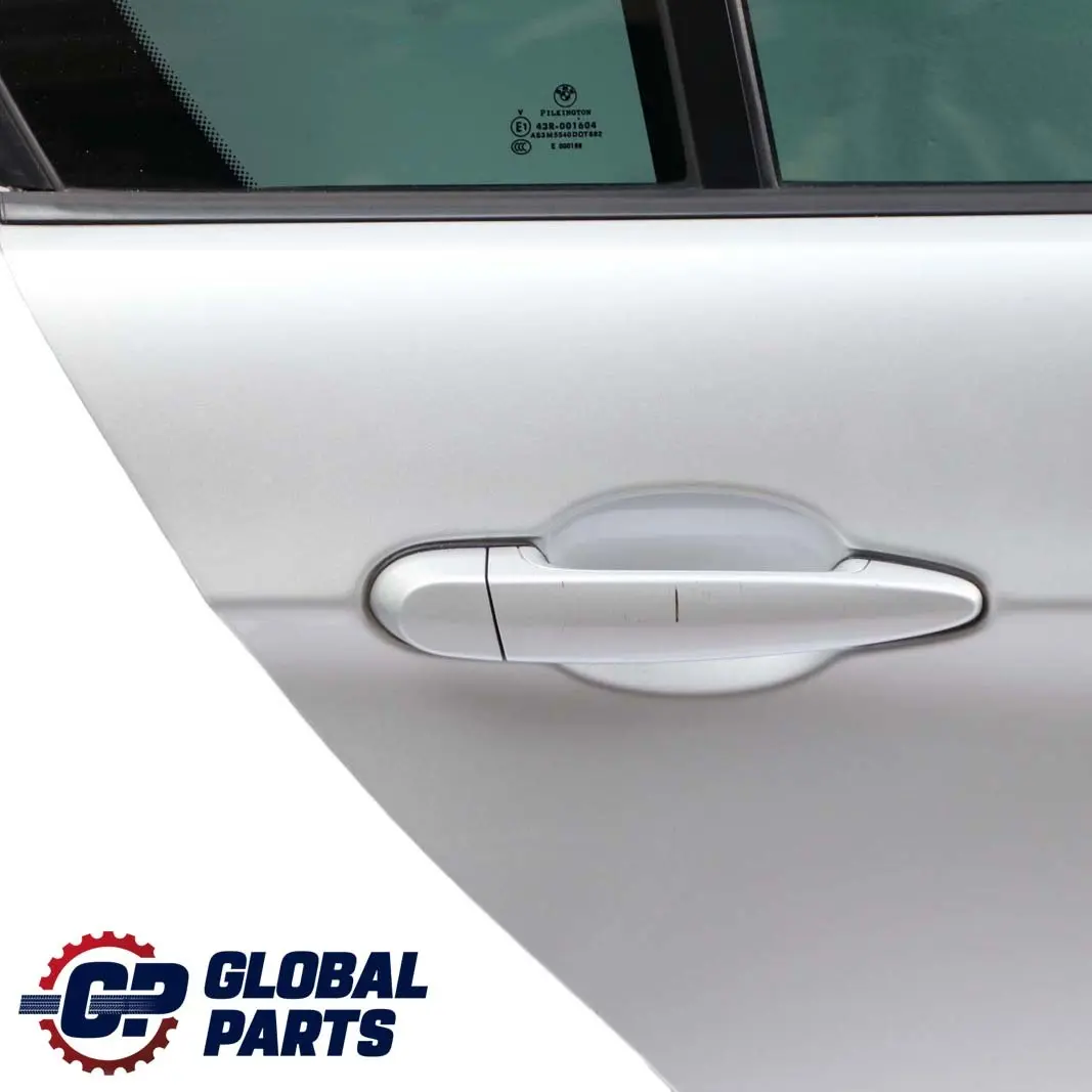 Door Rear Right O/S Titansilber Silver Silber - 354 to BMW 3 Series 3 E90 E90N LCI with Part number 7203648 BMW 3 Series 3 E90 E90N LCI Door Rear Right O/S Titansilber Silver Silber - 354 - SKU 7203648-TS3 - Part number 7203648