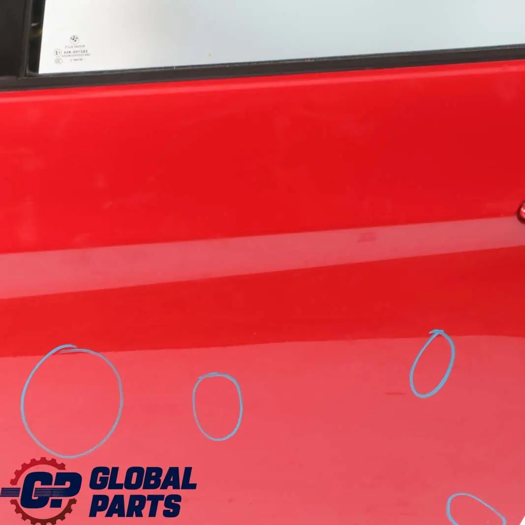 Door Rear Left N/S Karmesinrot Crimson Red - A61 to BMW 3 Series E91 Touring with Part number 7203675 BMW 3 Series E91 Touring Door Rear Left N/S Karmesinrot Crimson Red - A61 - SKU 7203675-KAR - Part number 7203675