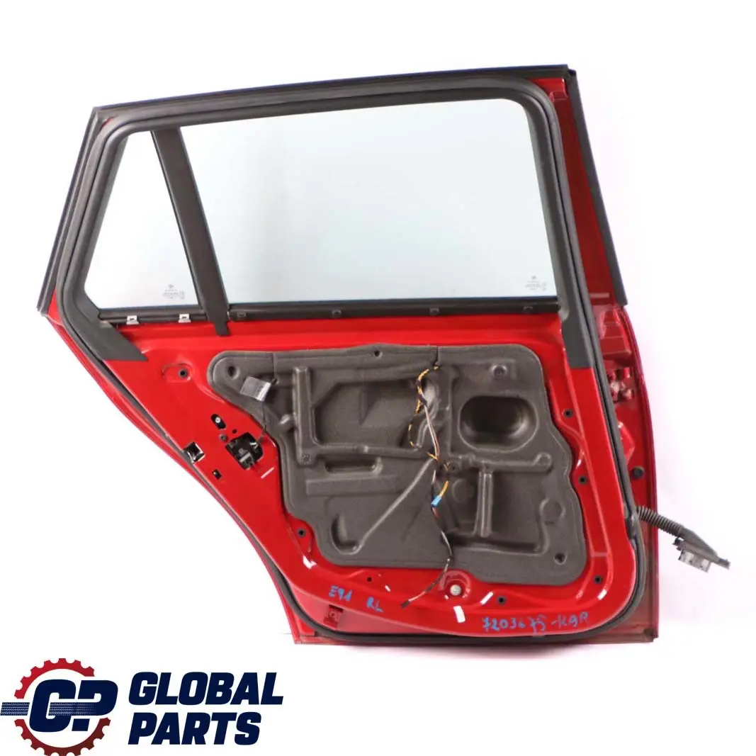 Door Rear Left N/S Karmesinrot Crimson Red - A61 to BMW 3 Series E91 Touring with Part number 7203675 BMW 3 Series E91 Touring Door Rear Left N/S Karmesinrot Crimson Red - A61 - SKU 7203675-KAR - Part number 7203675
