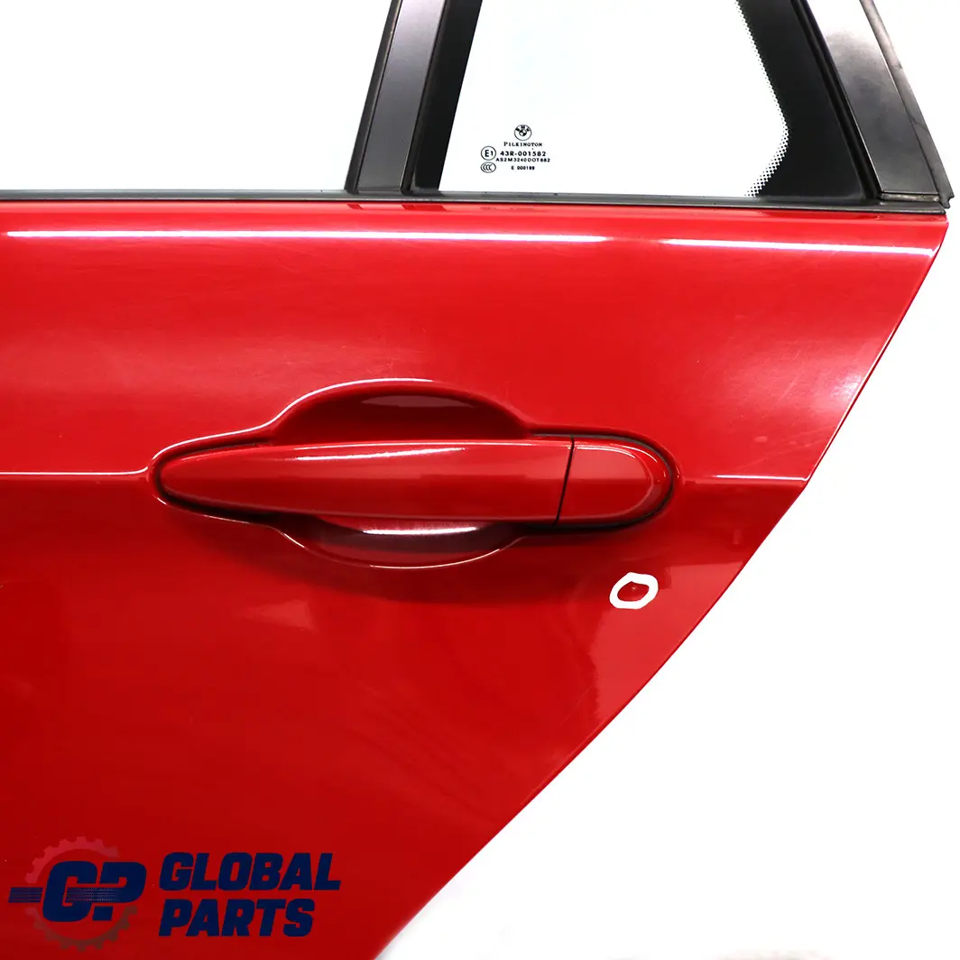 Door Rear Left N/S Karmesinrot Crimson Red - A61 to BMW 3 Series E91 Touring with Part number 7203675 BMW 3 Series E91 Touring Door Rear Left N/S Karmesinrot Crimson Red - A61 - SKU 7203675-KAR2 - Part number 7203675