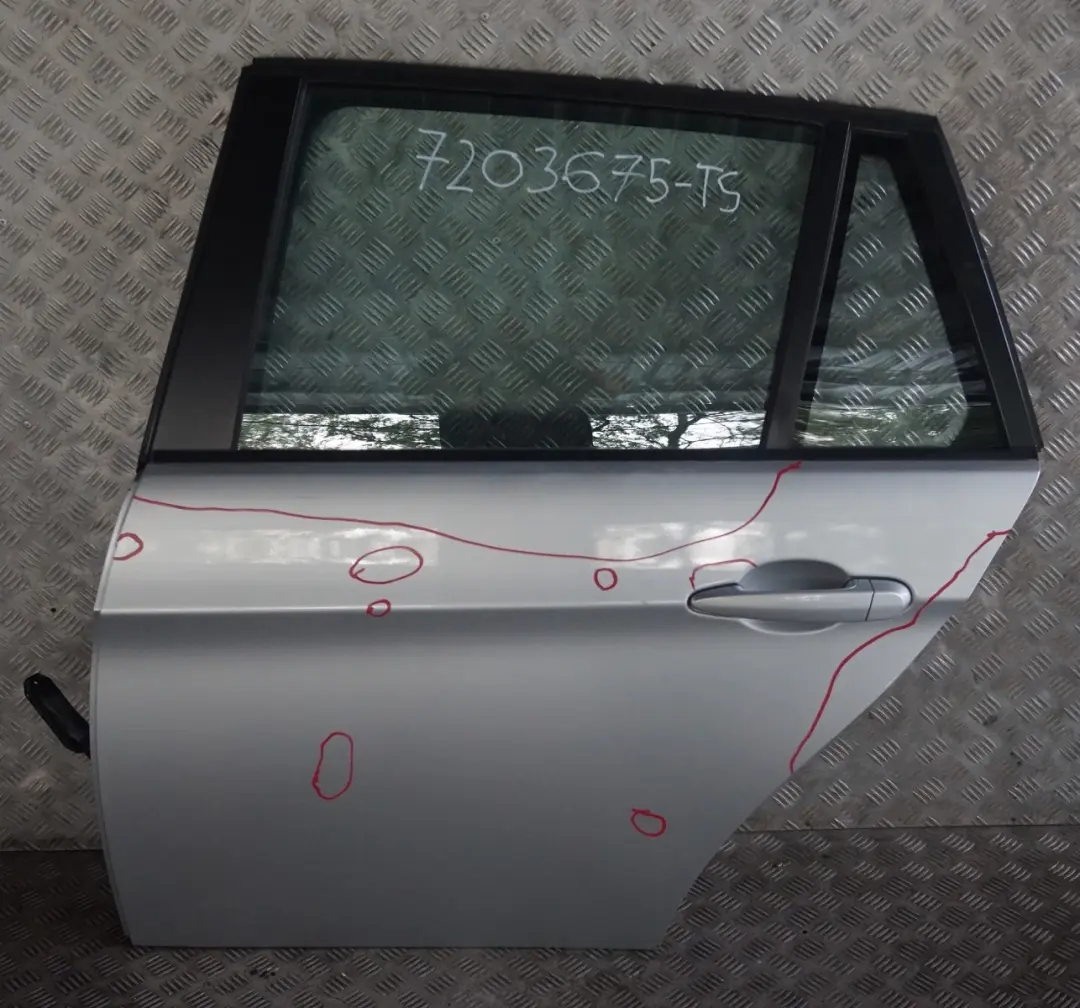 Arriere Gauche Argent Titane Argent Metallise - 354 pour BMW E91 Touring Porte à propos du numéro de pièce 7203675 BMW E91 Touring Porte Arriere Gauche Argent Titane Argent Metallise - 354 - SKU 7203675-TS - Numéro de pièce 7203675