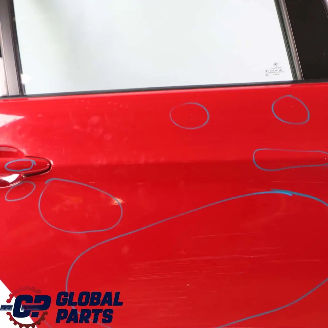 BMW 3 Series E91 Touring Door Rear Right O/S Karmesinrot Crimson Red - A61 - SKU 7203676-KAR - Part number 7203676
