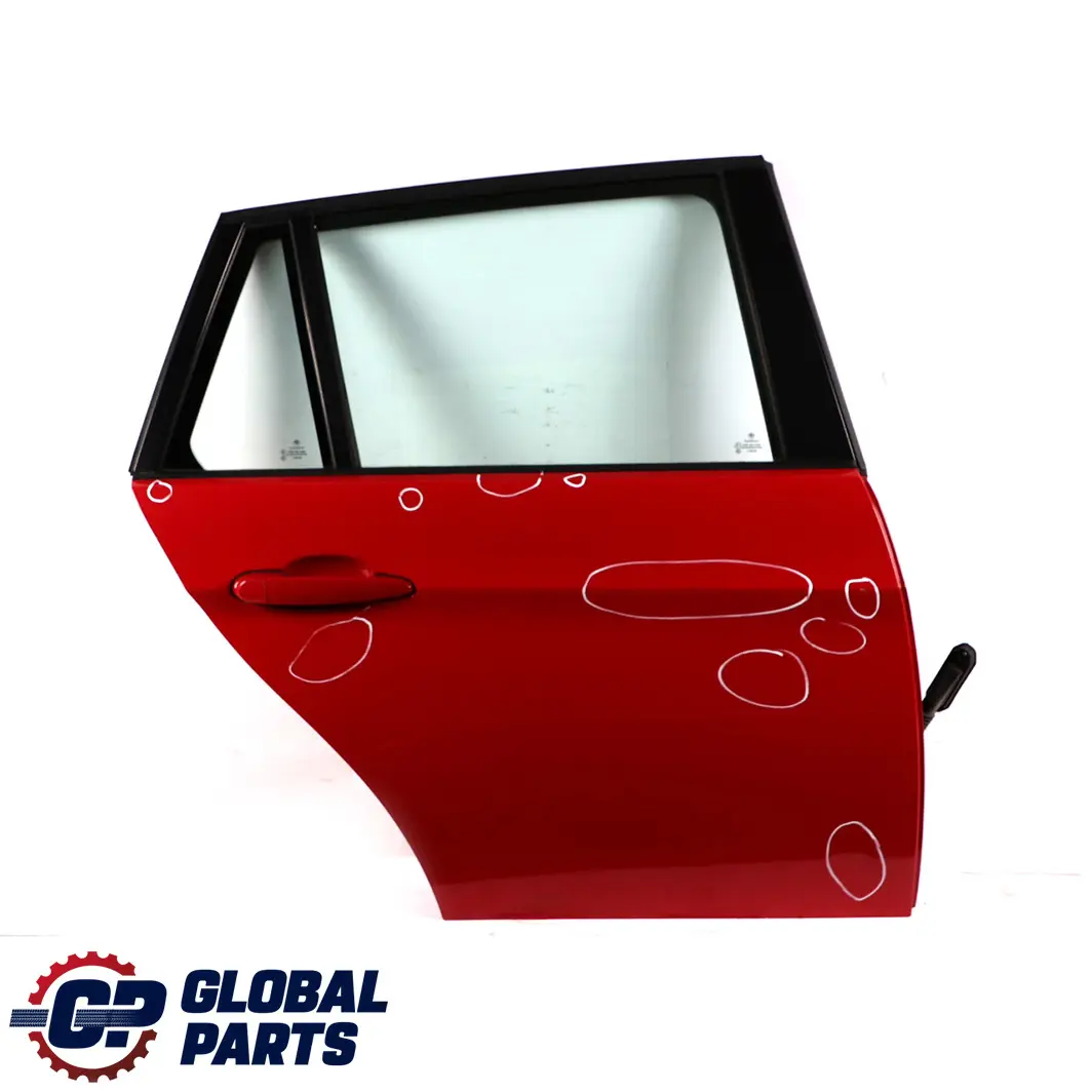 Door Rear Right O/S Karmesinrot Crimson Red - A61 to BMW 3 Series E91 Touring 1 with Part number 7203676 BMW 3 Series E91 Touring 1 Door Rear Right O/S Karmesinrot Crimson Red - A61 - SKU 7203676-KAR1 - Part number 7203676