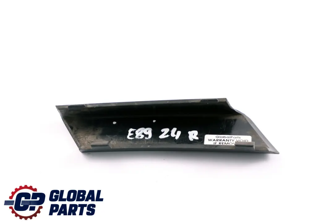 BMW Z4 Series E89 Roadster Front Bumper Cover Trim Right O/S Black - SKU 7203792 - Part number 7203792
