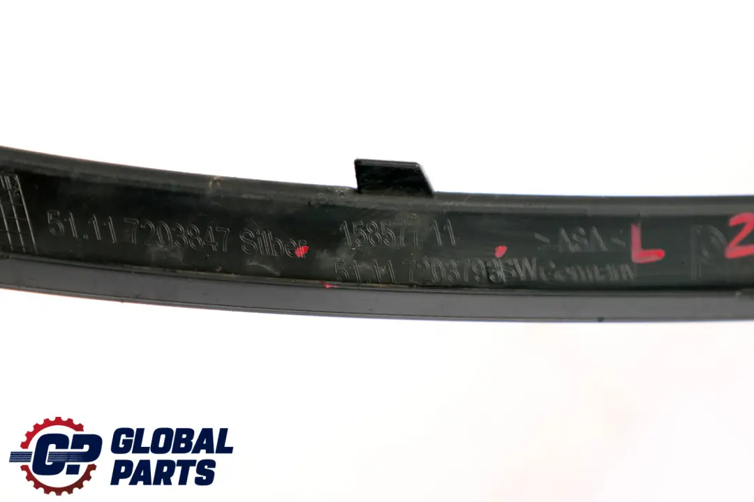 Front Bumper N/S Left Black Grill Trim 5111 to BMW Z4 Series E89 with Part number 7203793 BMW Z4 Series E89 Front Bumper N/S Left Black Grill Trim 5111 - SKU 7203793 - Part number 7203793