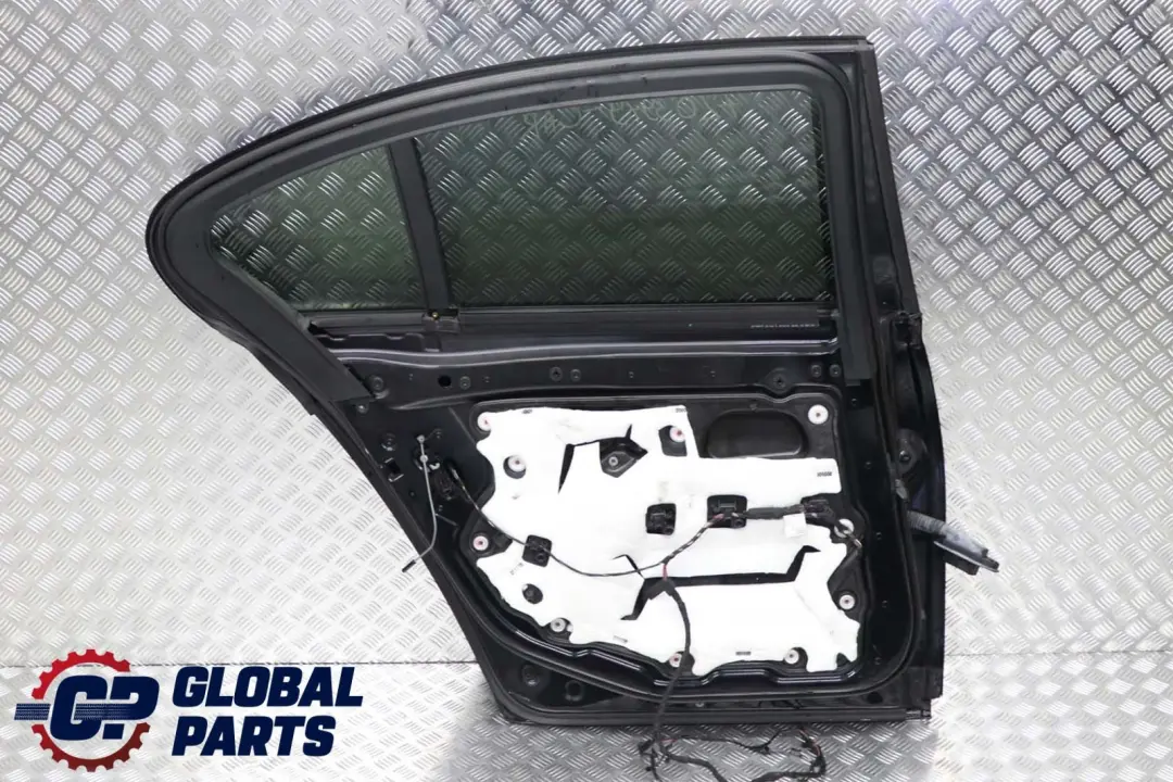 BMW 7 Series F01 Rear Left Door N/S Carbonschwarz Carbon Black - 416 - SKU 7203979-CAR - Part number 7203979