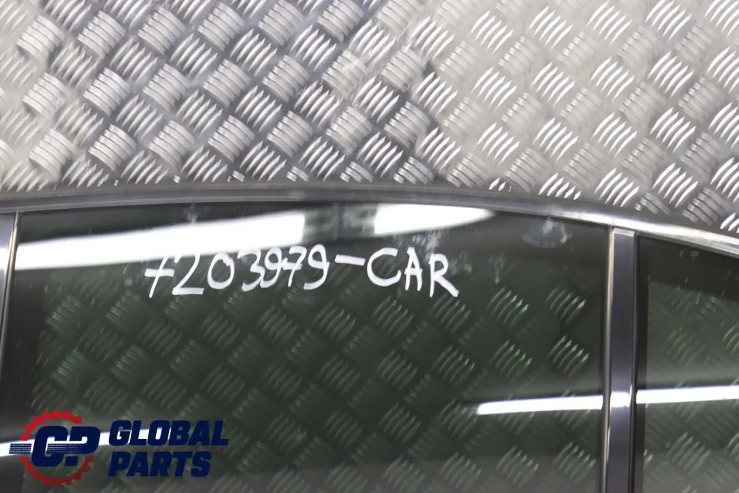 BMW 7 Series F01 Rear Left Door N/S Carbonschwarz Carbon Black - 416 - SKU 7203979-CAR - Part number 7203979